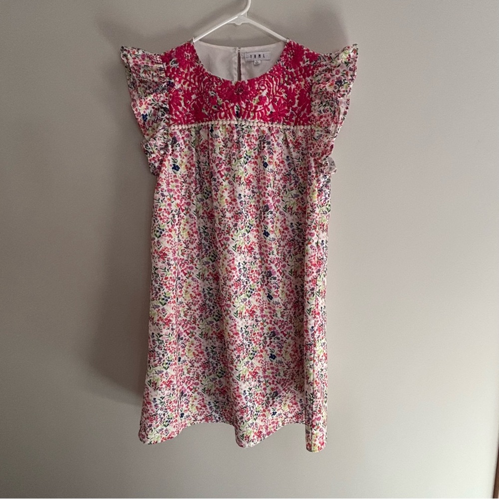 THML Women’s Pink Flutter Sleeve Sundress
